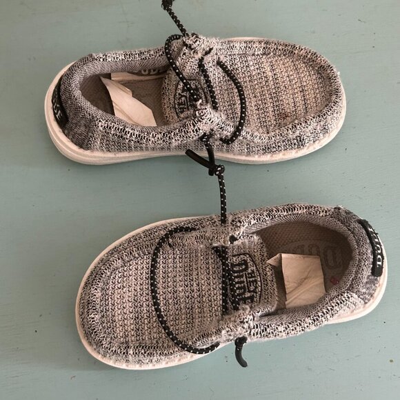 HEY DUDE Toddler Boys Wally Loafers Slip On Shoes Size 7 Stretch Slip On Sneaker - Picture 5 of 8
